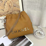 Chanel bucket shoulder bag 28cm