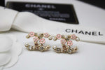 CH - CC Logo Crystal Stud Earrings