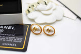 CH - CC Button Earrings