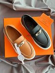 H Leather Slip-on Game Sneaker Loafers