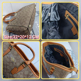 Signature Coated Canvas Tote Handbag