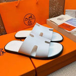 hermes flat slippers