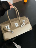 𝐇 Birkin Togo Leather Palladium Hardware Shoulder Bag