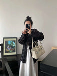 𝐇 Birkin Togo Leather Palladium Hardware Shoulder Bag