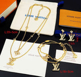 Women's Collier Iconic Gold-Tone Pendant Necklace Set