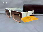 White & Brown Sunglasses By LV