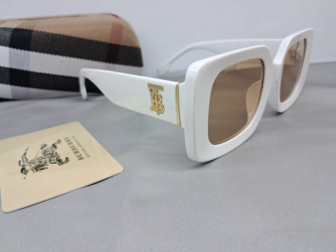 White Square Sunglasses By Tory Burch