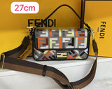 FNDI Jacquard Baguette Bag