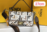 FNDI Jacquard Baguette Bag