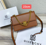 Leather Chain Handle Bag By Givenchy