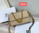 Leather Chain Handle Bag By Givenchy