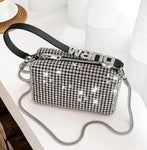 Heiress Pouch Bag In Crystal Mesh