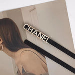 Calfskin Leather CHANEL Logo Belt