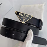 Saffiano Leather Belt By Prada