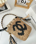 𝐂𝐇 Straw Bucket Bag