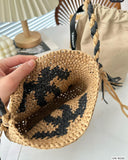 𝐂𝐇 Straw Bucket Bag