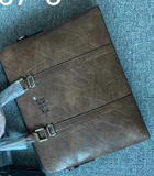 Matte Leather Laptop Bag By Montblanc