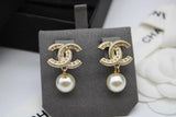 CH CC Logo Earrings | Designer Earrings