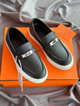 H Leather Slip-on Game Sneaker Loafers