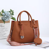 C.D Open Bar Leather Tote Bag