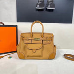 𝐇 Birkin Cargo Leather Canvas Bag