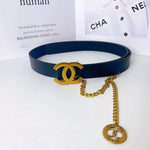 CH - CC Logo Belt In Gold-Tone