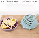 Multifunction Vegetable Cutter with 4 Blades - Saadstore